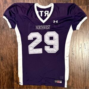 Under Armour Northwest Football Jersey Carter #29 PurpleWhite